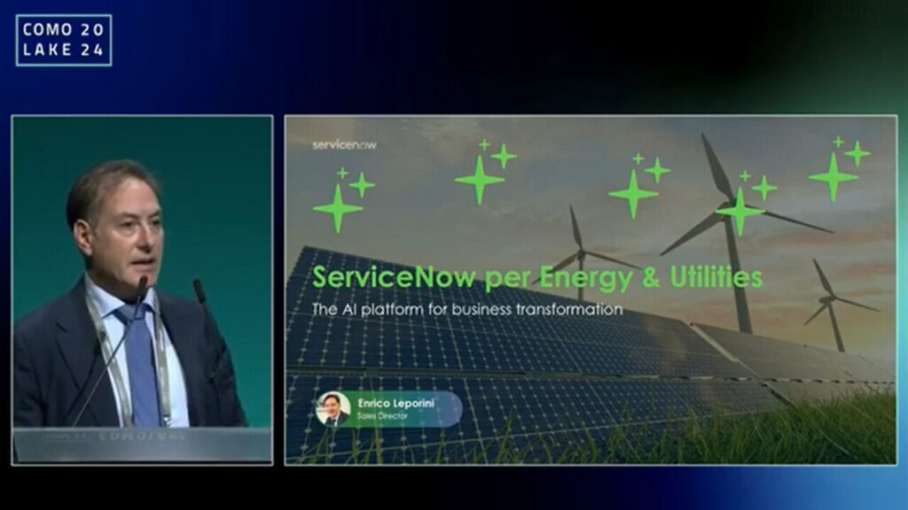 ComoLake2024. Intervento di Enrico Leporini, Service Now, del 17 ottobre