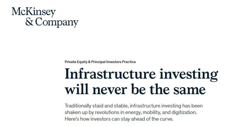 Infrastructure investing will never be the same