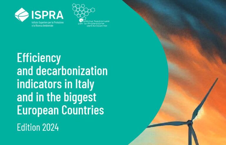 Efficiency and decarbonization indicators in Italy and in the biggest European Countries
