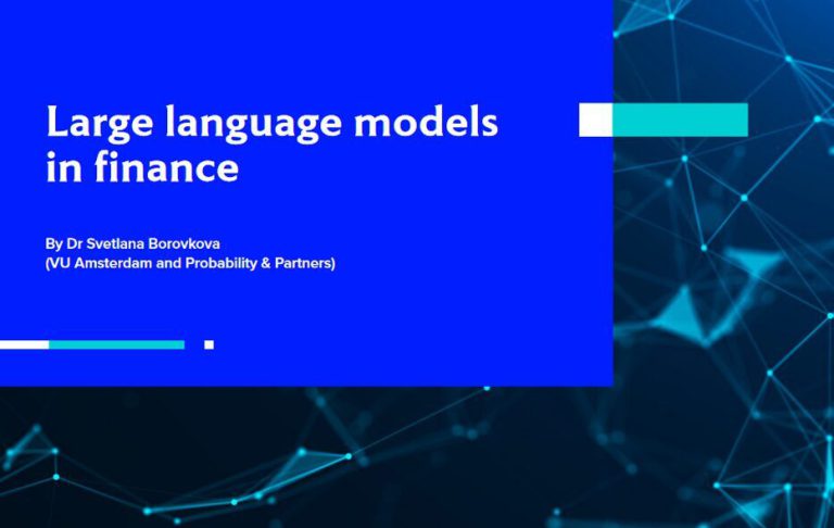 Large Language Models in Finance
