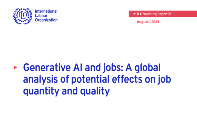 Generative AI and Jobs: a Global Analysis of Potential Effects on Job Quantity and Quality