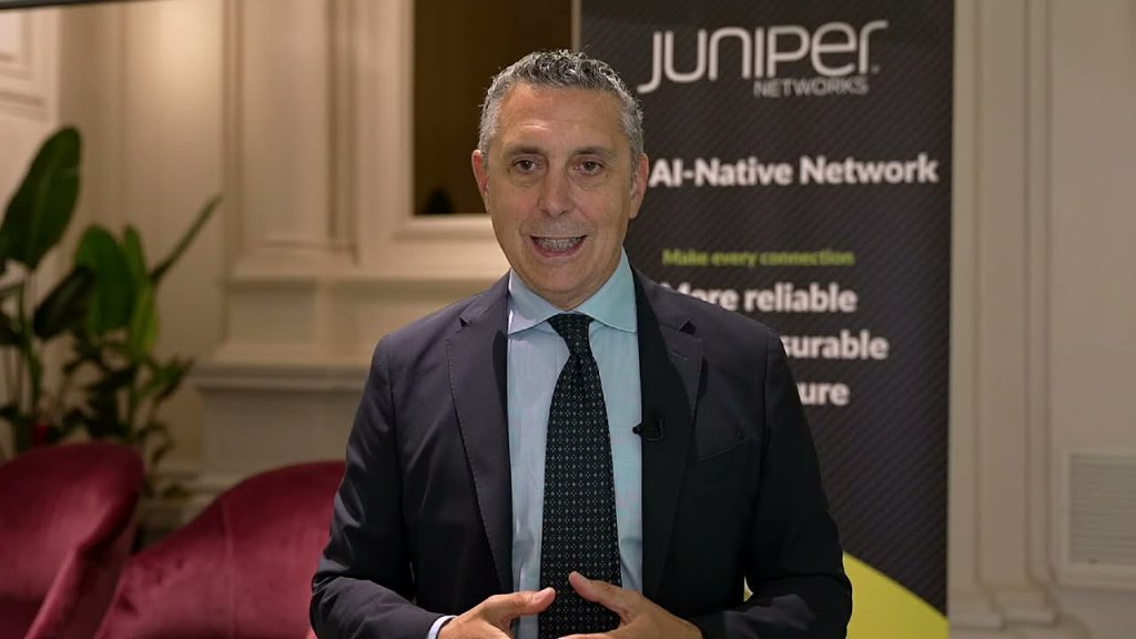 La dichiarazione di Enrico Maria Bagnasco (Sparkle) al Juniper Telco Forum 2024
