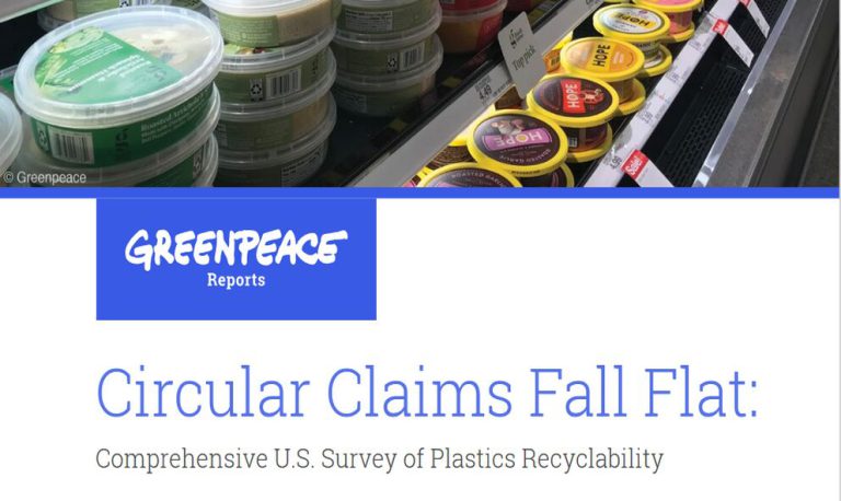 Circular Claims Fall Flat: Comprehensive U.S. Survey of Plastics Recyclability