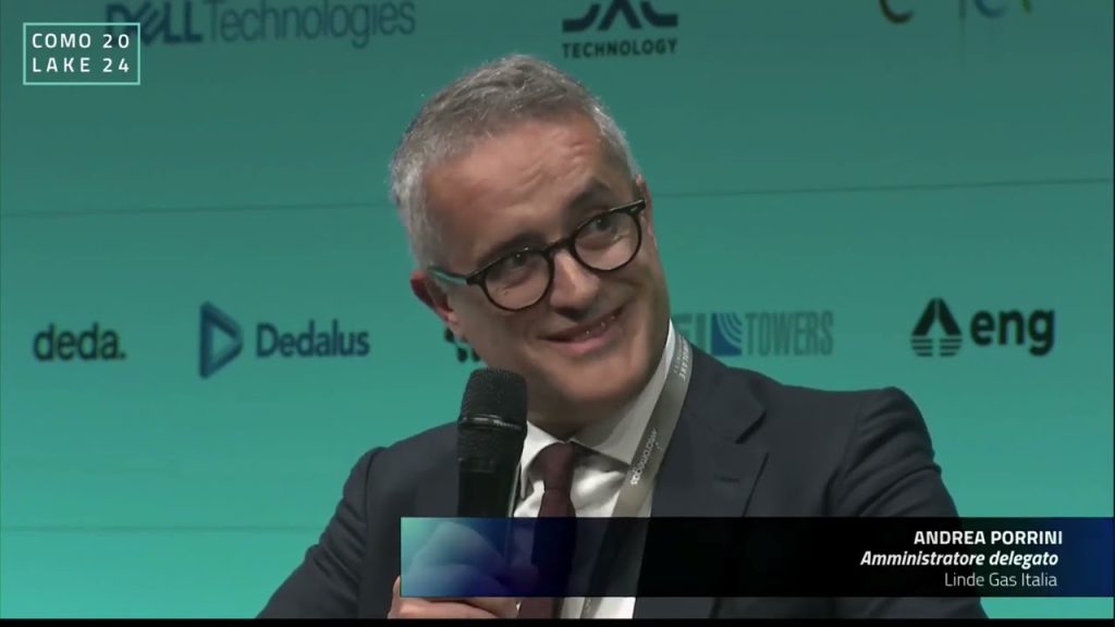 ComoLake 2024. Intervento di Andrea Porrini, Linde Gas Italia, del 17 ottobre
