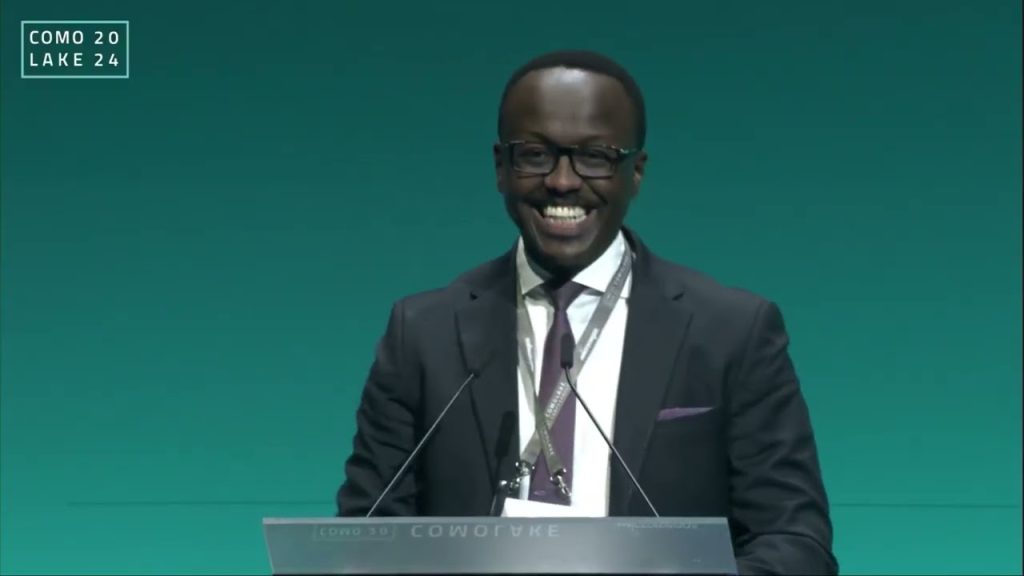 ComoLake 2024. Intervento di Didier Nkurikiyimfura, Smart Africa, del 17 ottobre