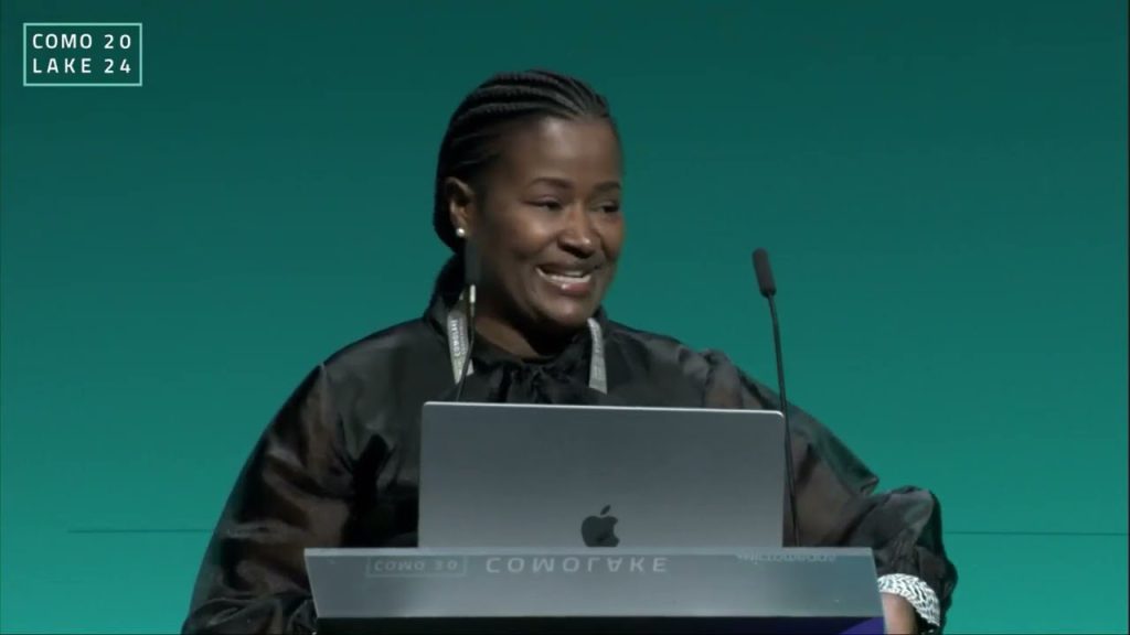 ComoLake 2024. Intervento di Mercy Ndegwa, Public Policy Director East Africa, META, del 17 ottobre