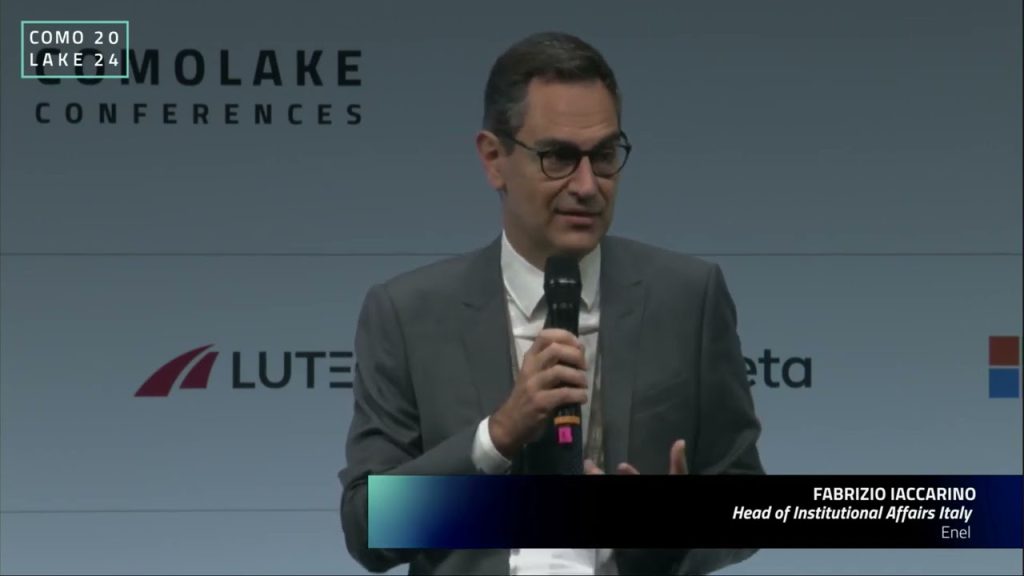ComoLake 2024. Intervento di Fabrizio Iaccarino, ENEL, del 17 ottobre