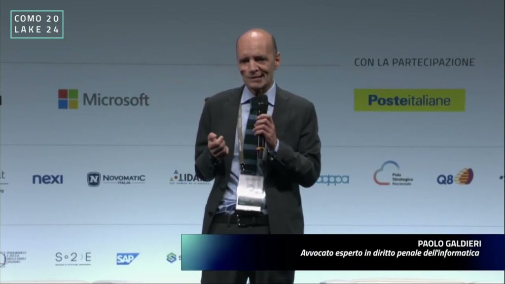 ComoLake 2024. Intervento di Paolo Galdieri, Esperto Diritto Penale dell’Informatica, del 17 ottobre