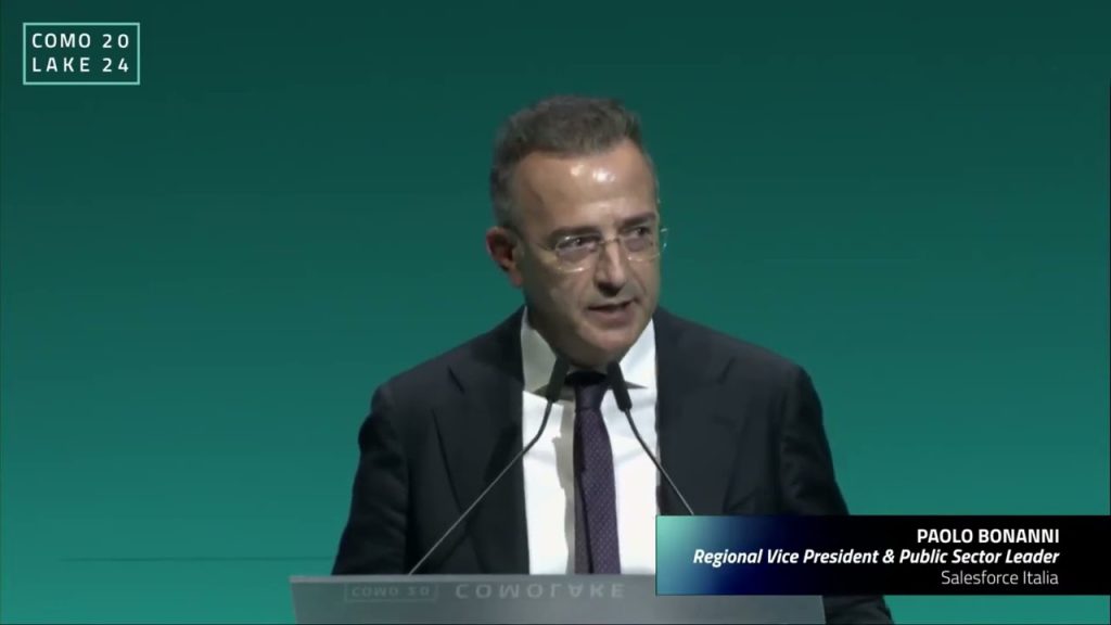 ComoLake 2024. Intervento di Paolo Bonanni, Salesforce Italia, del 18 ottobre