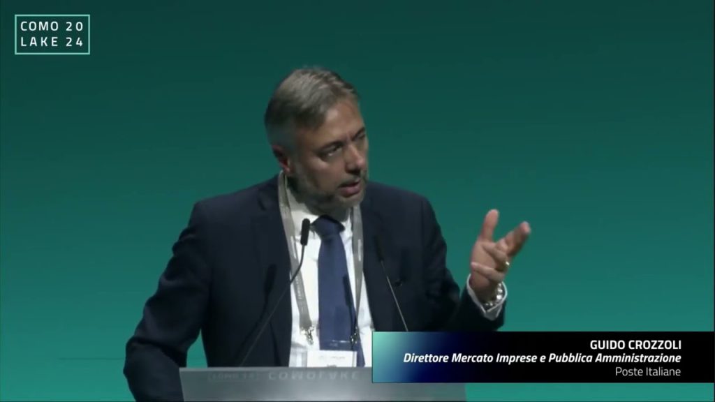 ComoLake 2024. Intervento di Guido Crozzoli, Poste Italiane, del 18 ottobre