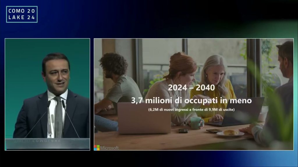 ComoLake 2024. Intervento di Marco Fischetto, Direttore Public Sector, Microsoft, del 18 ottobre