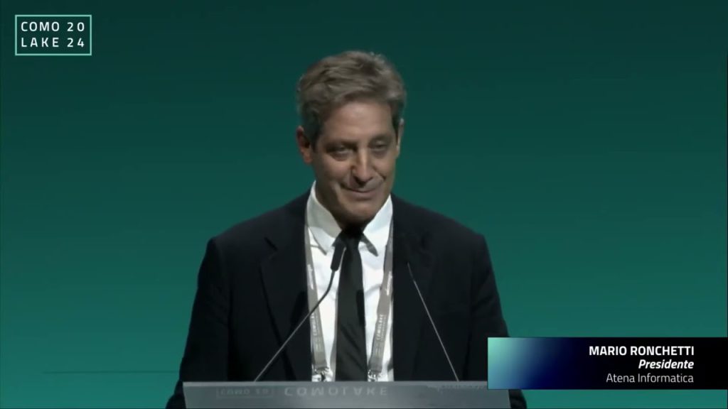 ComoLake 2024. Intervento di Mario Ronchetti, Presidente, Atena Informatica, del 18 ottobre