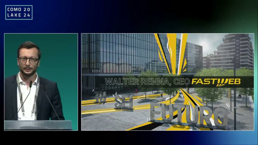 ComoLake 2024. Intervento di Walter Renna, Amministratore Delegato, Fastweb, del 18 ottobre