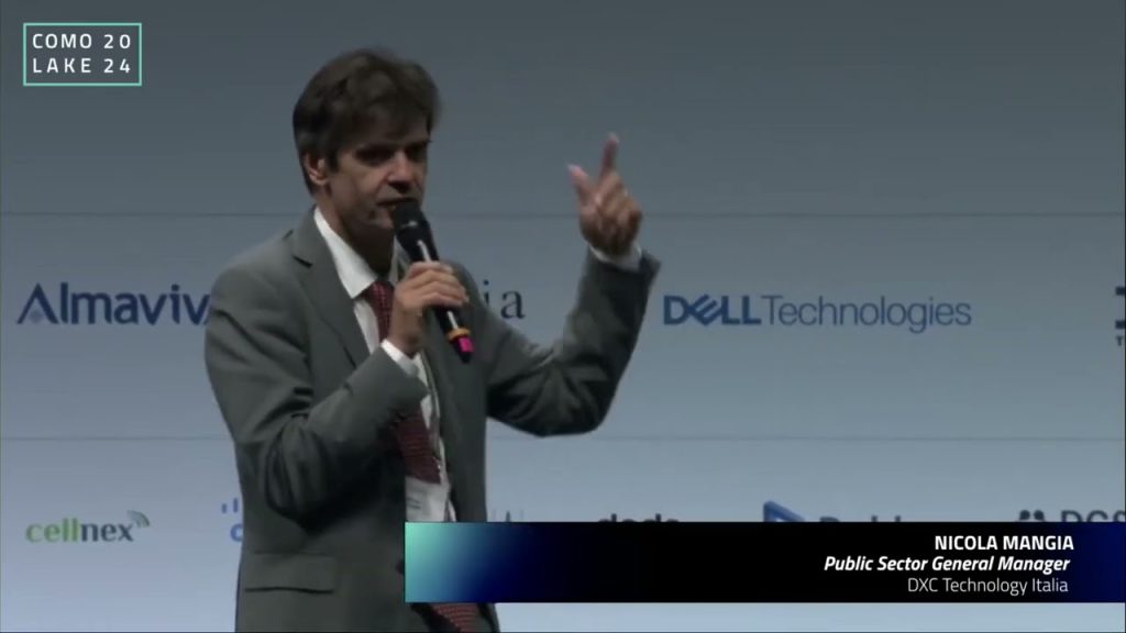 ComoLake 2024. Intervento di Nicola Mangia, DXC Technology Italia, del 18 ottobre