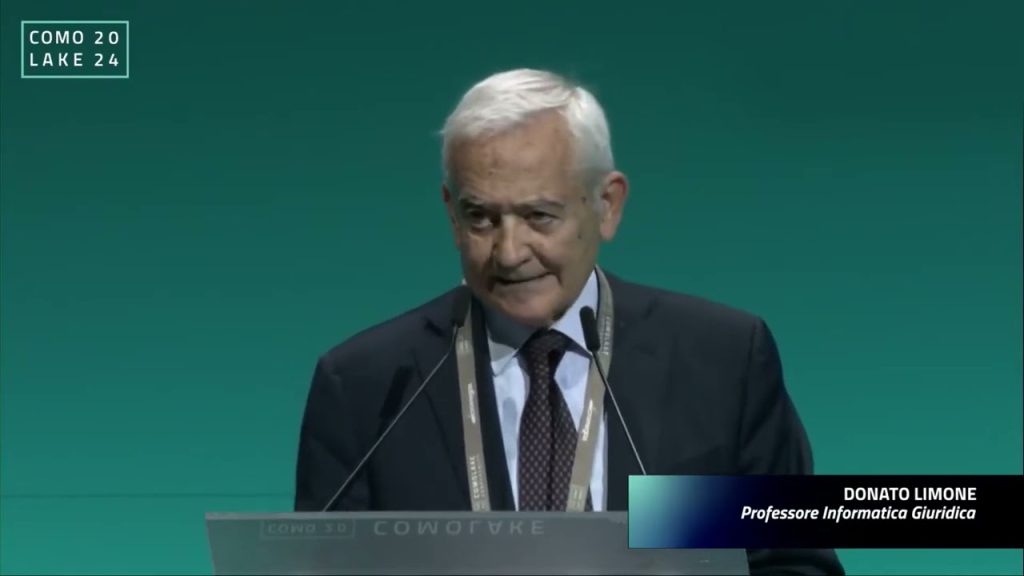 ComoLake 2024. Intervento del Professor Donato Limone, del 18 ottobre