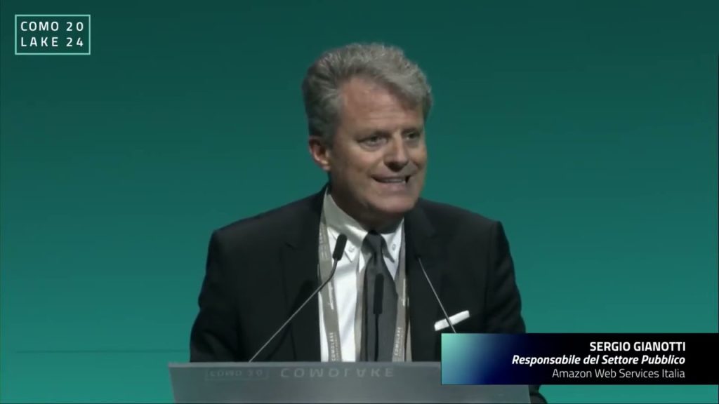ComoLake 2024. Intervento di Sergio Gianotti, Amazon Web Services Italia, del 18 ottobre