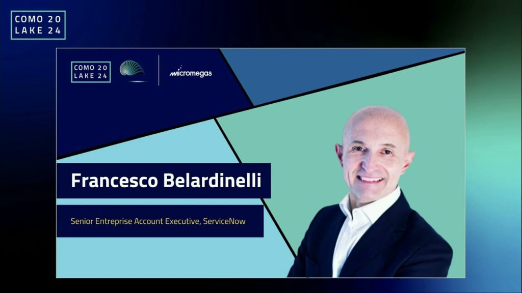 ComoLake 2024. Intervento di Francesco Belardinelli, ServiceNow, del 16 ottobre