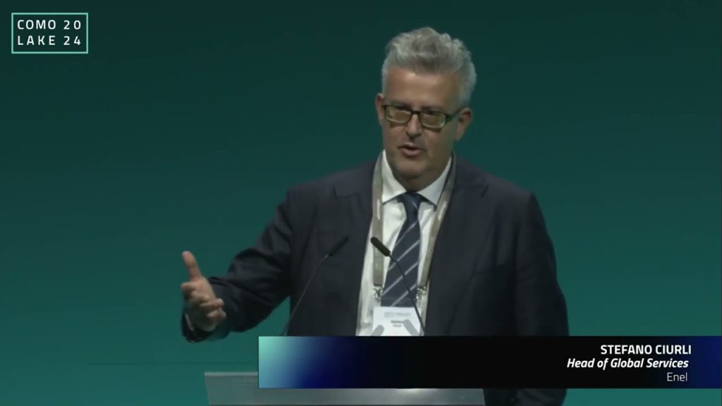 ComoLake 2024. Intervento di Stefano Ciurli, Head of Global Services, Enel, del 16 ottobre