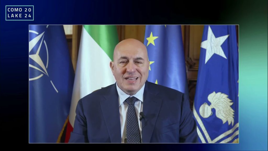 ComoLake 2024. Intervento di Guido Crosetto, Ministro della Difesa, del 16 ottobre