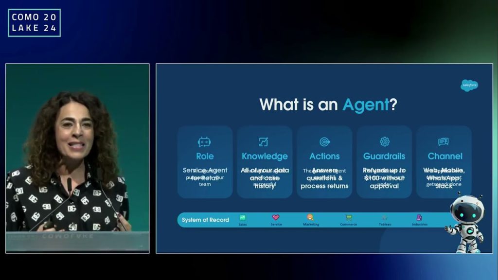 ComoLake 2024. Intervento di Vanessa Fortarezza, Salesforce Italia, del 16 ottobre