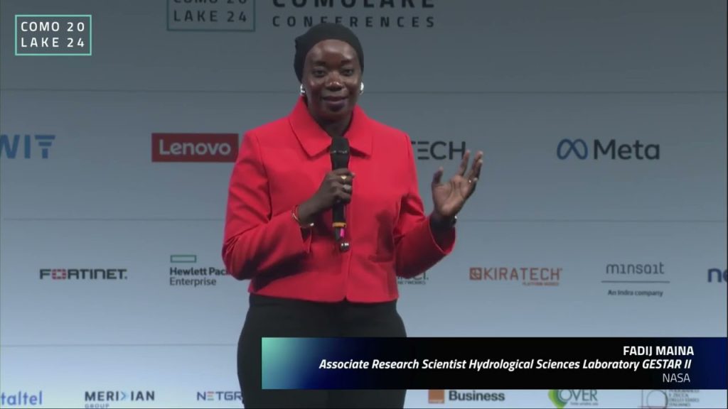 ComoLake 2024. Intervento di Fadij Maina, NASA, del 16 ottobre