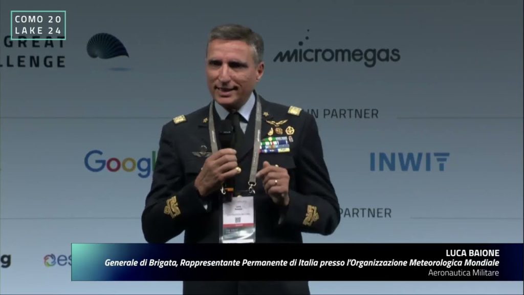 ComoLake 2024. Intervento di Luca Baione, Generale di Brigata, Aeronautica Militare, del 17 ottobre