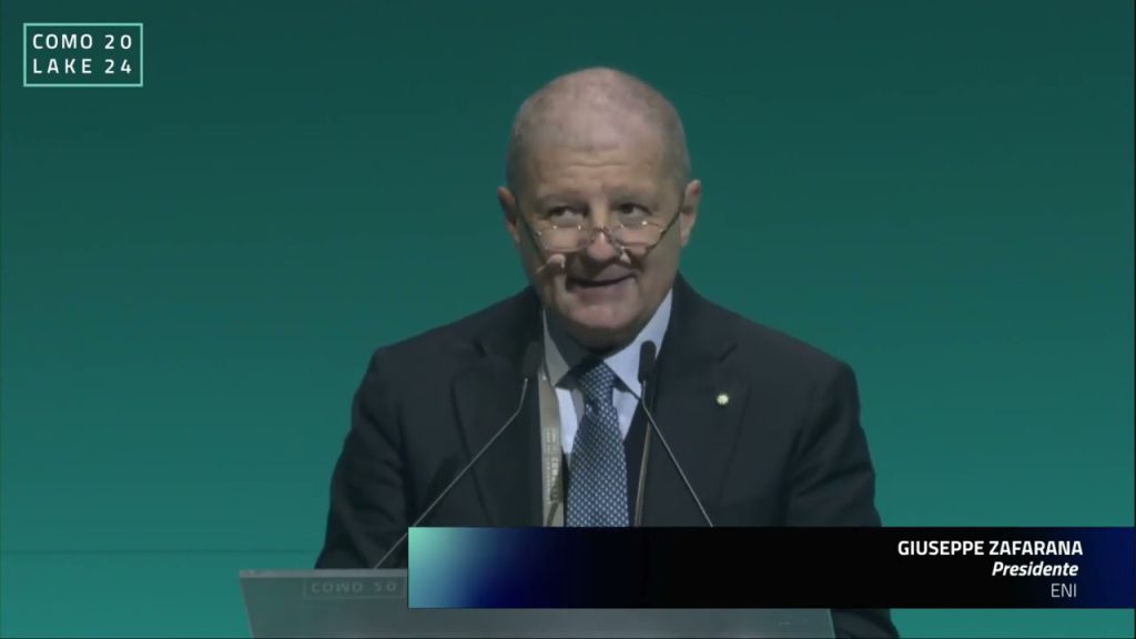 ComoLake 2024. Intervento di Giuseppe Zafarana, Presidente, Eni, del 17 ottobre