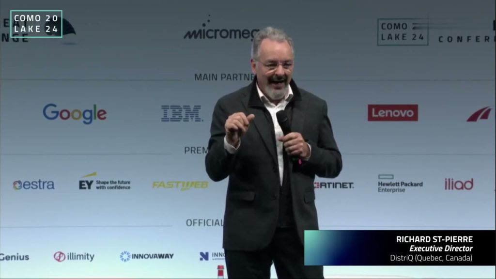 ComoLake 2024. Intervento di Richard St. Pierre, Ripple Crest, del 17 ottobre