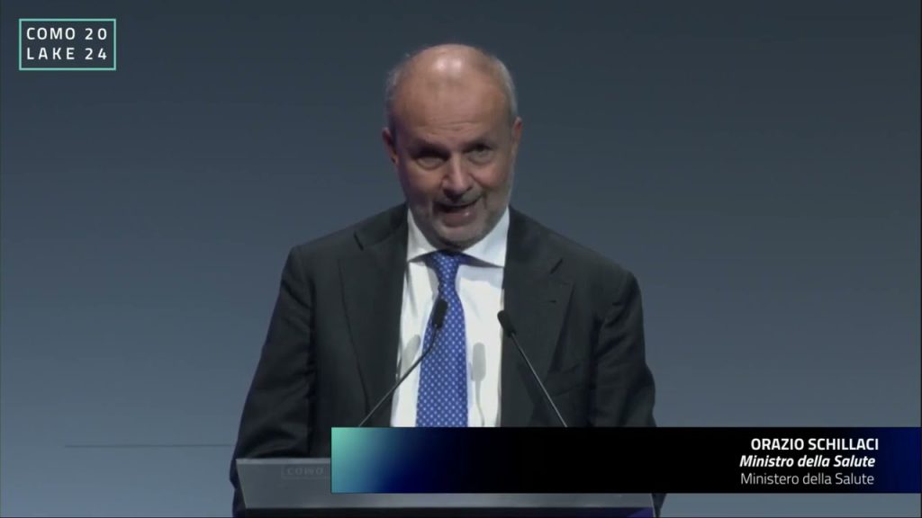 ComoLake 2024. Intervento di Orazio Schillaci, Ministro della Salute, del 17 ottobre