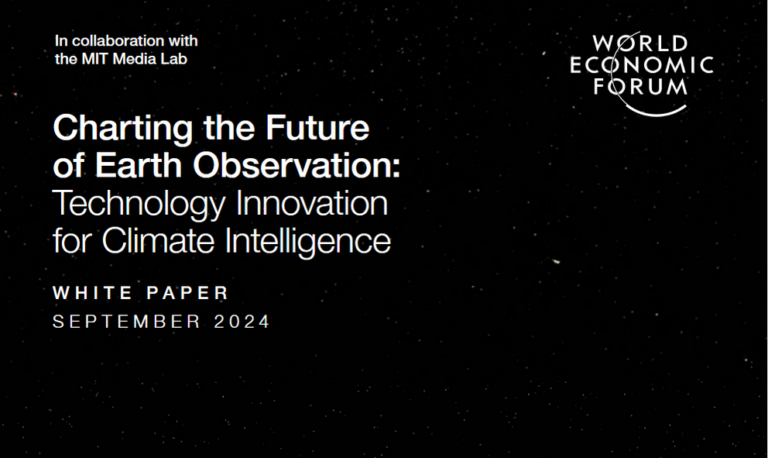 Charting the Future of Earth Observation: Technology Innovation for Climate Intelligence