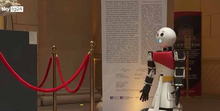 ADRIANO, il primo robot-guida impiegato a Roma