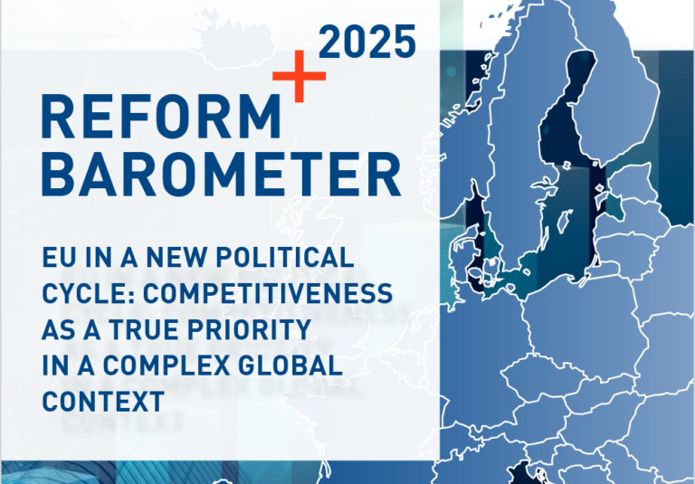 Reform Barometer 2025. Eu in a new political cycle: competitiveness as a true priority in a complex global context