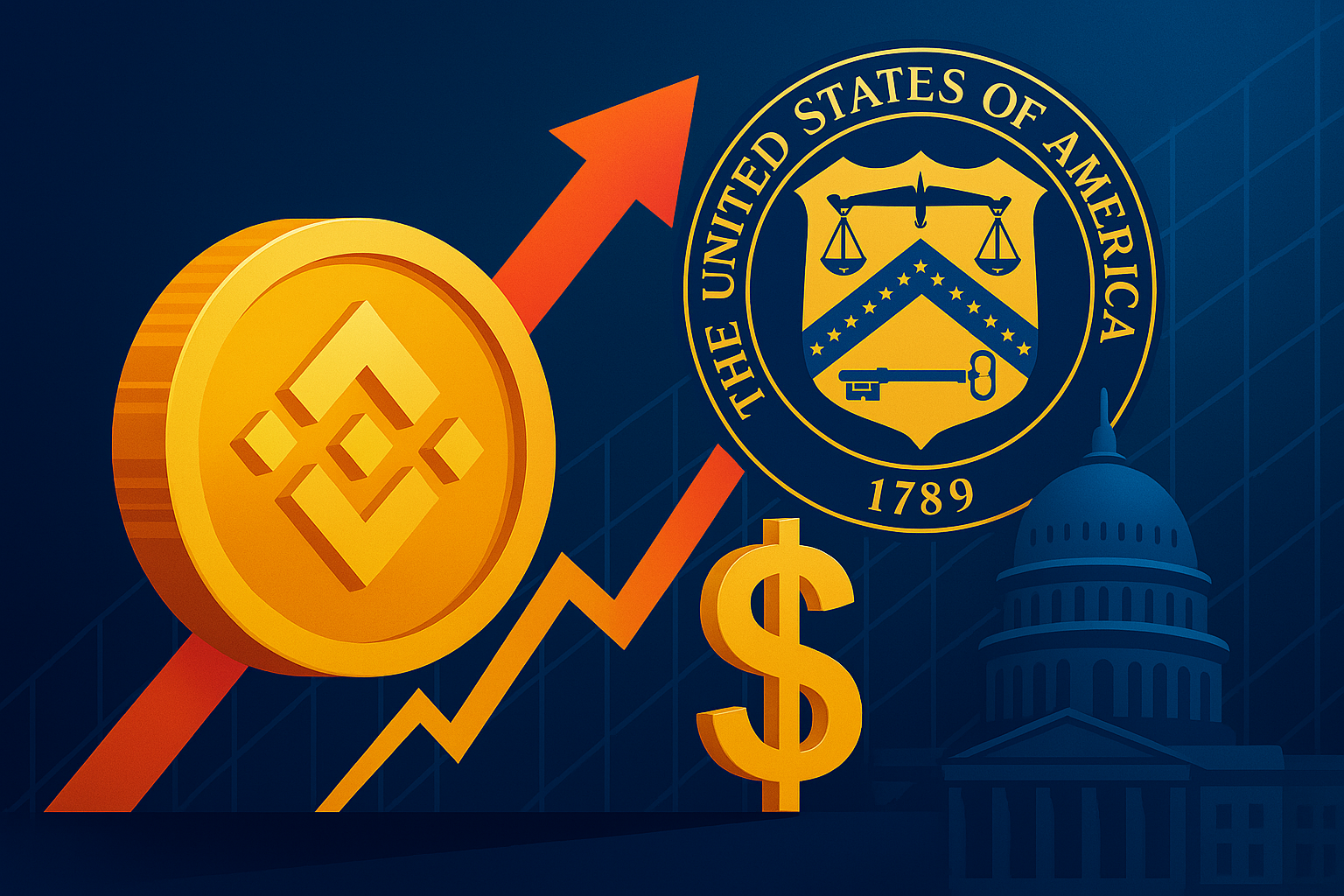Binance tratta con il Tesoro USA e guarda a Trump: nuove manovre strategiche nel cuore della geopolitica crypto