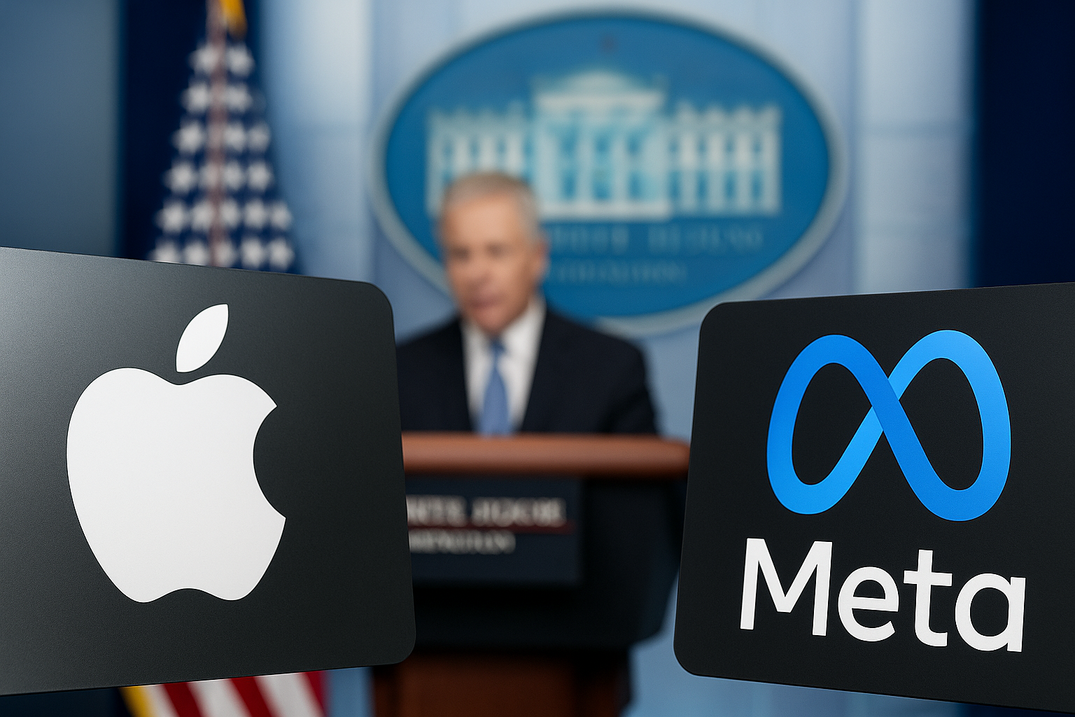 Apple e Meta multate dalla UE: la Casa Bianca accusa Bruxelles di “estorsione economica” e apre un nuovo fronte USA-Europa sul Digital Markets Act