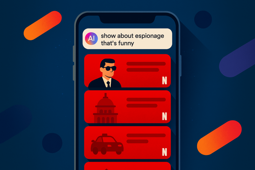 Netflix testa la ricerca con intelligenza artificiale: verso una nuova interfaccia cognitiva per l’intrattenimento digitale