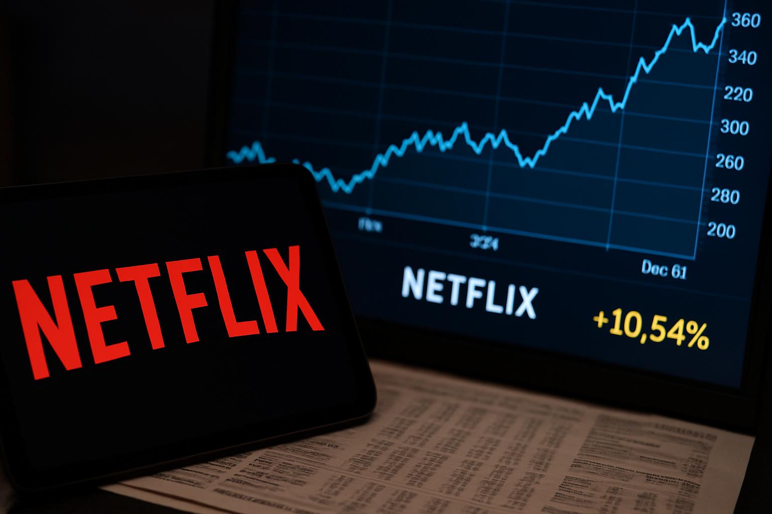 Netflix, il titolo rifugio nell’era dell’incertezza: resilienza, crescita e margini in espansione attirano Wall Street