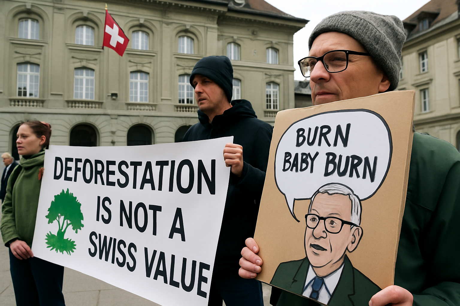 Proteste ambientaliste all’Assemblea della Banca Nazionale Svizzera: sotto accusa gli investimenti in aziende a rischio ambientale