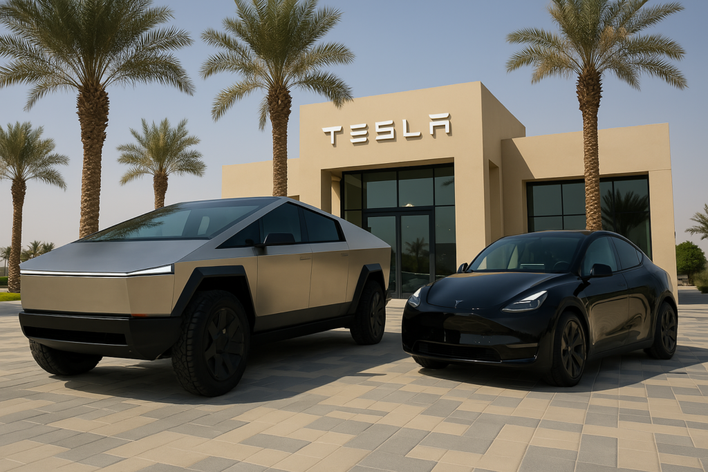 Tesla debutta in Arabia Saudita: nuova tappa per il mercato EV globale