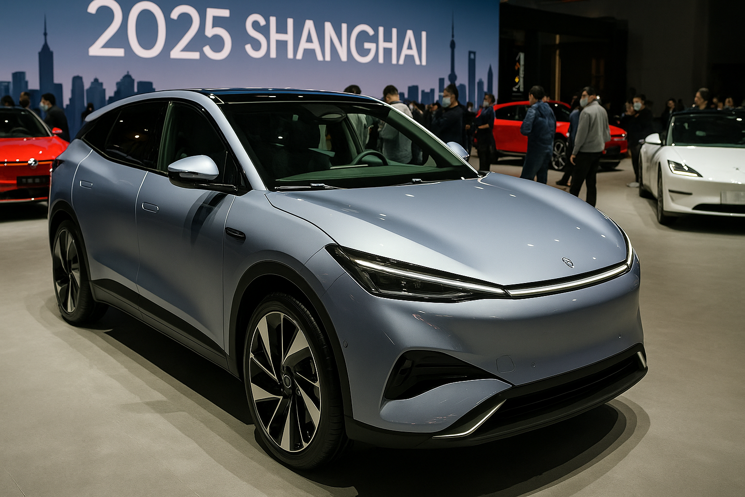Auto elettrica, nuova offensiva cinese: lo Shanghai Auto Show 2025 alza la pressione globale su Tesla