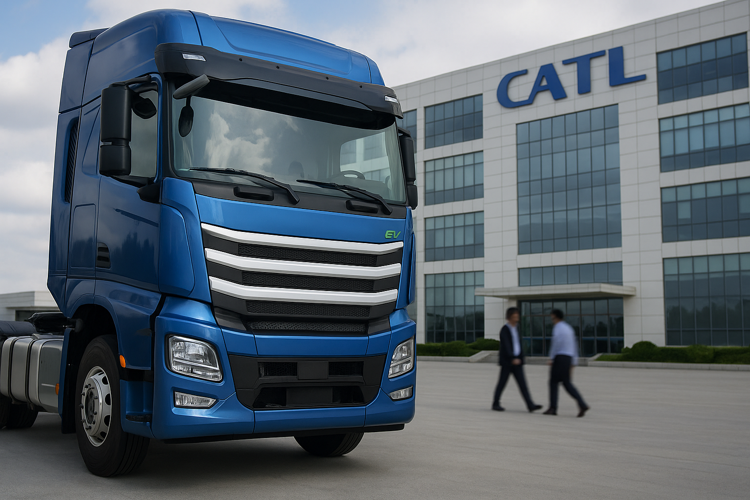 CATL scommette sui camion elettrici: entro il 2028 metà delle vendite in Cina sarà a zero emissioni