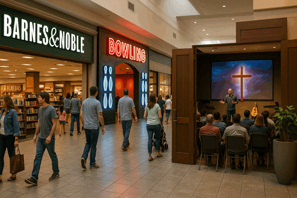 Rinascita dei mall americani: dal declino degli anchor store alla nuova era di chiese, bowling e librerie