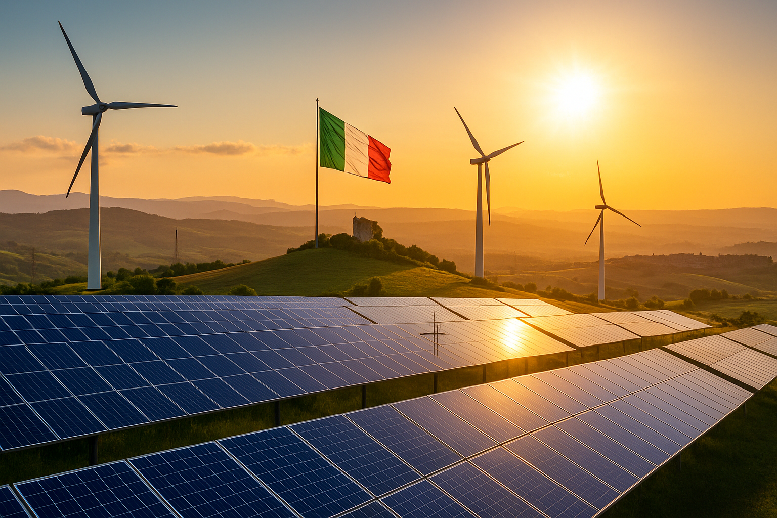 La corsa verde che l’Italia non vince: costi alti e permessi lenti mettono a rischio i piani UE