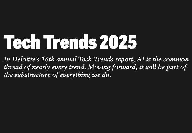 Infografica delle sei forze tecnologiche del report Deloitte Tech Trends 2025 Intelligenza Artificiale come infrastruttura del futuro secondo Deloitte Tech Trends 2025 Evoluzione dei modelli AI agentici e multimodali nel panorama tecnologico 2025 Hardware avanzato e chip NPU per il supporto dell’Intelligenza Artificiale Trasformazione dell’IT aziendale in servizio amplificato dall’AI Rischio dei computer quantistici e sicurezza post-quantistica nel Tech Trends 2025 Modernizzazione dei sistemi core aziendali con l’Intelligenza Artificiale Intersezione tra AI, robotica e biotecnologie nel futuro digitale Panoramica delle sei macro forze tecnologiche analizzate da Deloitte nel 2025 Copertina del rapporto Deloitte Tech Trends 2025 sull’AI e l’innovazione tecnologica