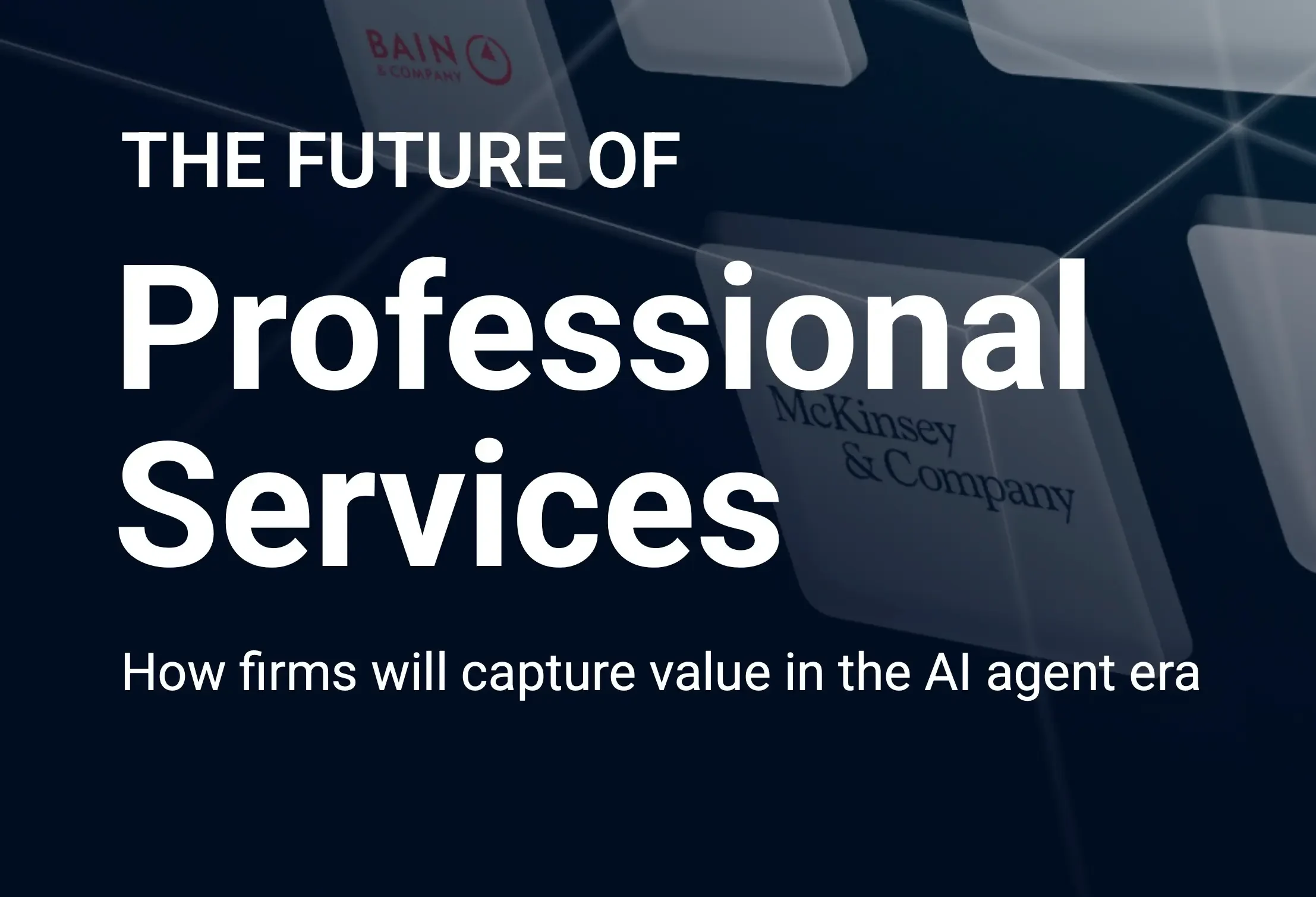 Report CB Insights sul futuro dei servizi professionali e l’impatto degli agenti AI per Deloitte, KPMG, PwC ed EY.
