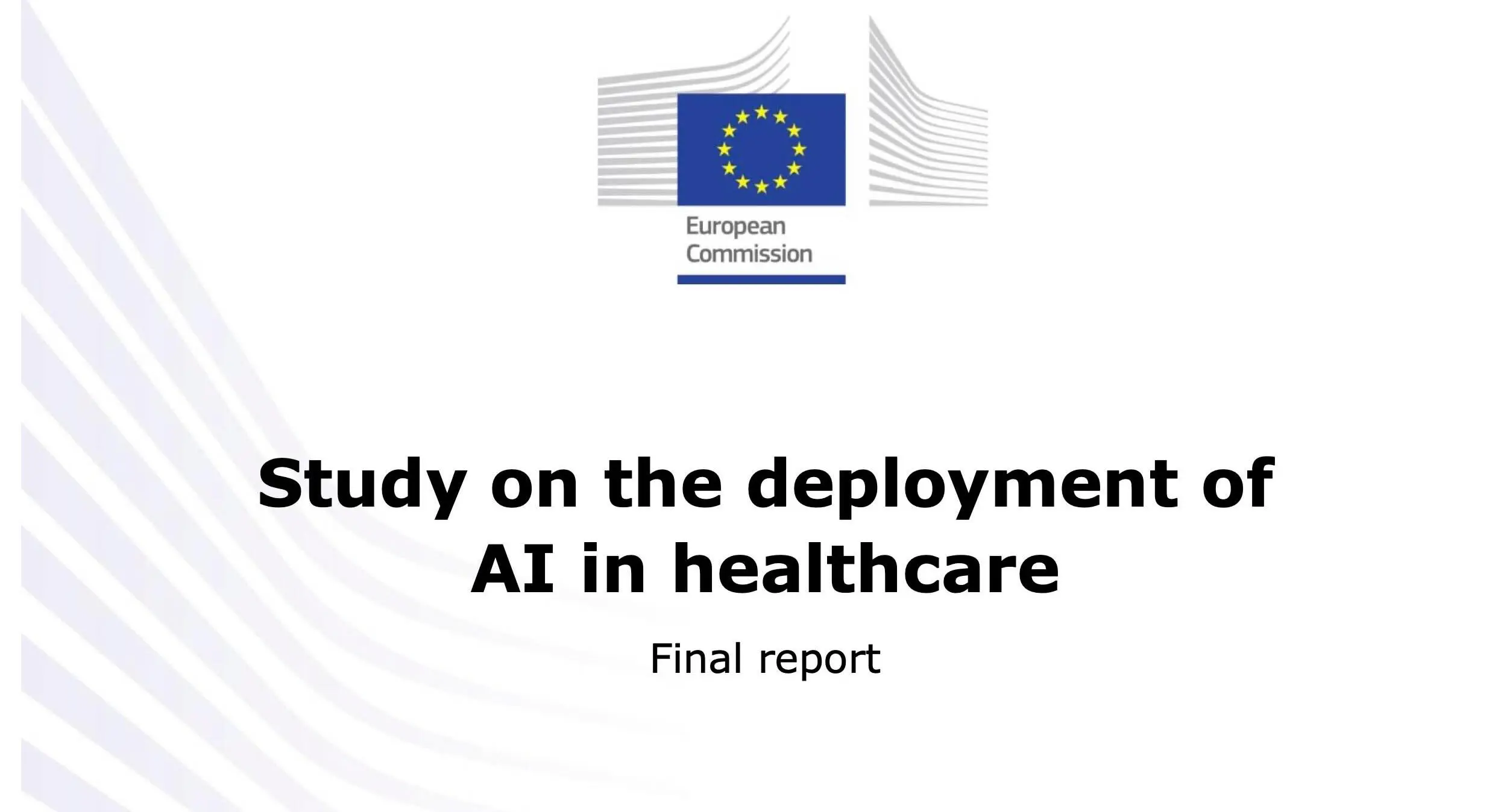 Diffusione dell’intelligenza artificiale nei sistemi sanitari europei.