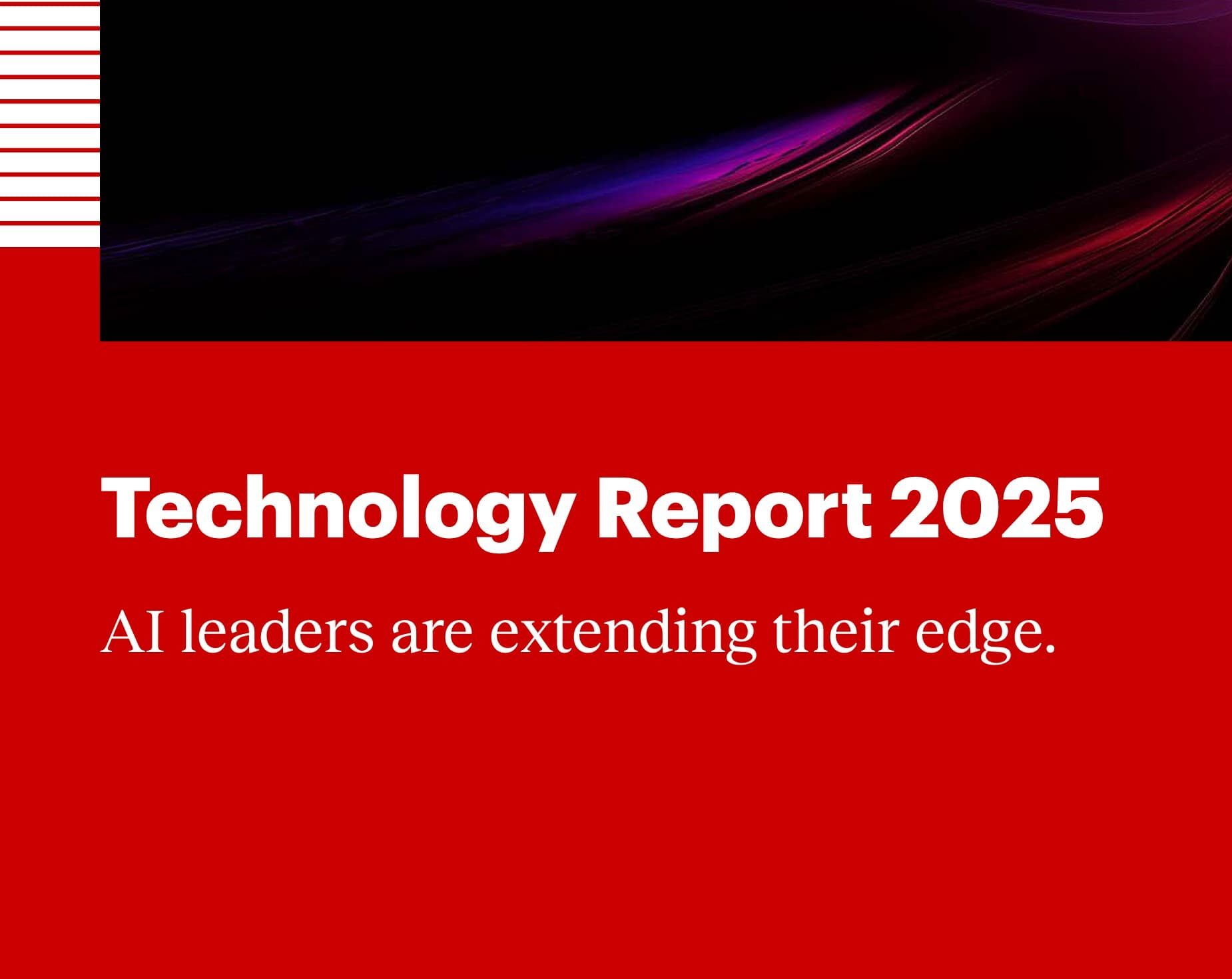 Technology Report 2025 intelligenza artificiale AI trasformazione digitale competitività geopolitica semiconduttori Sovereign AI
