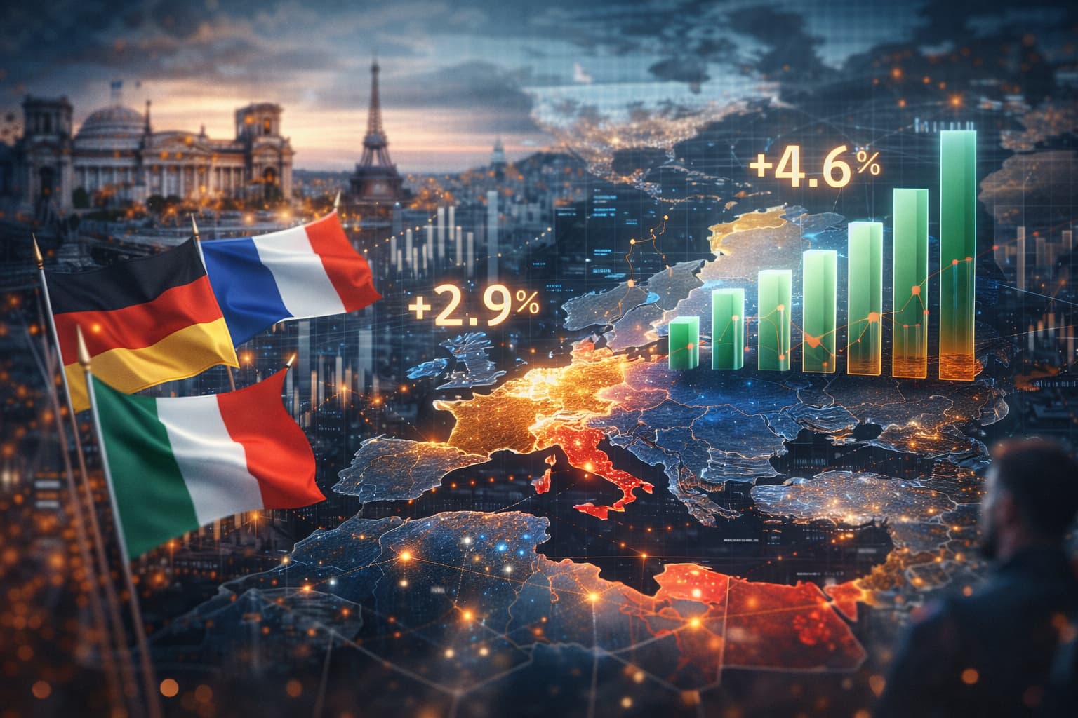 L’economia dell’Europa nel 2026: arrivano buone notizie, in chiaroscuro però per l’Italia