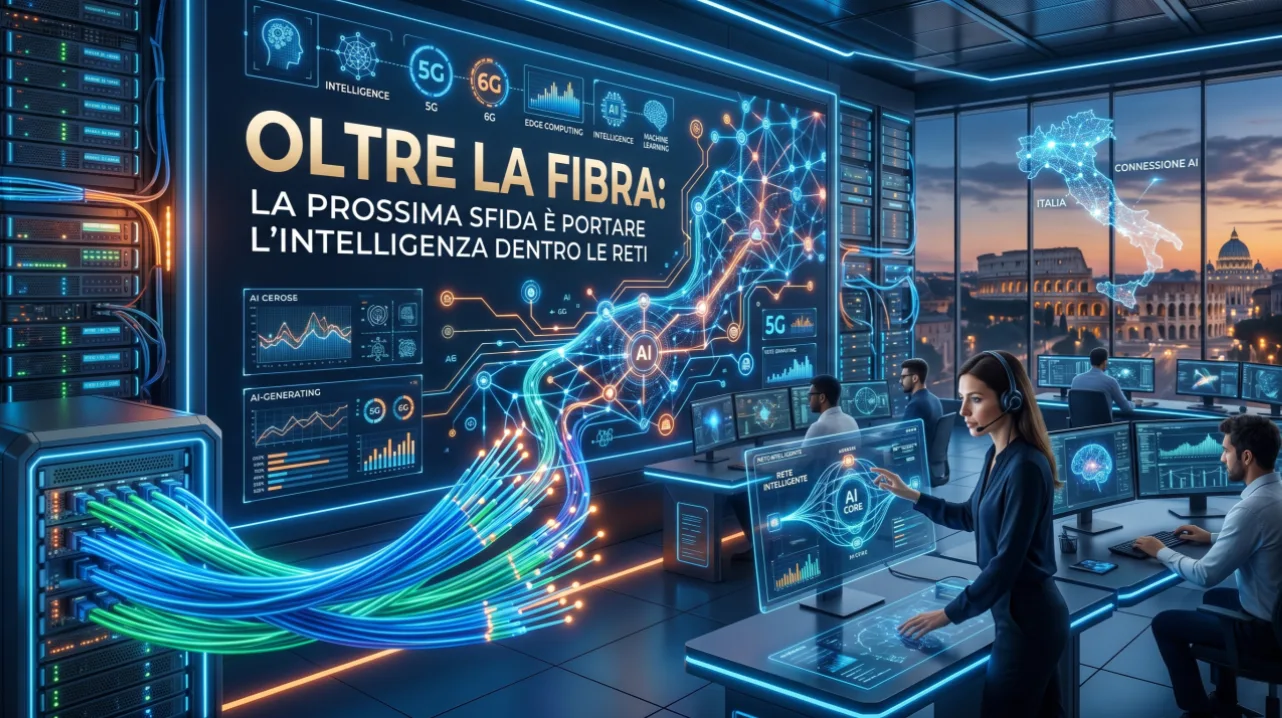 Oltre la fibra: la prossima sfida è portare l’intelligenza dentro le reti