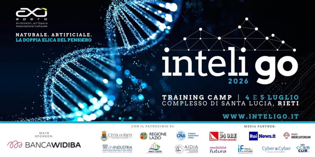 Inteligo 2026 Rieti: il training camp dedicato all’intelligenza artificiale