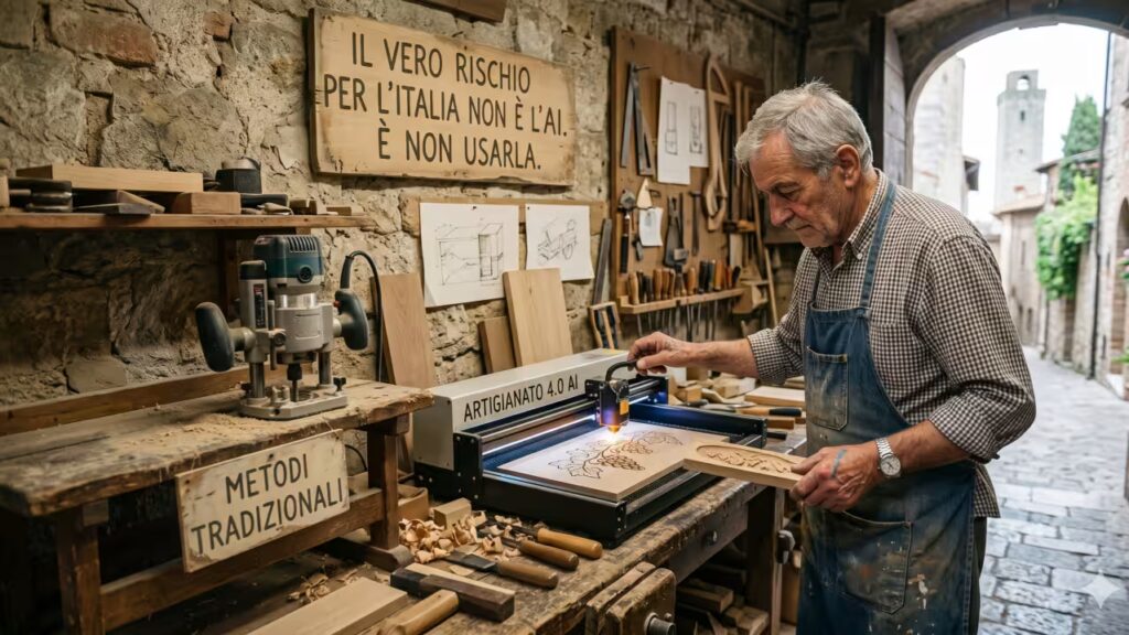 Il vero rischio per l’Italia non è l’AI. È non usarla